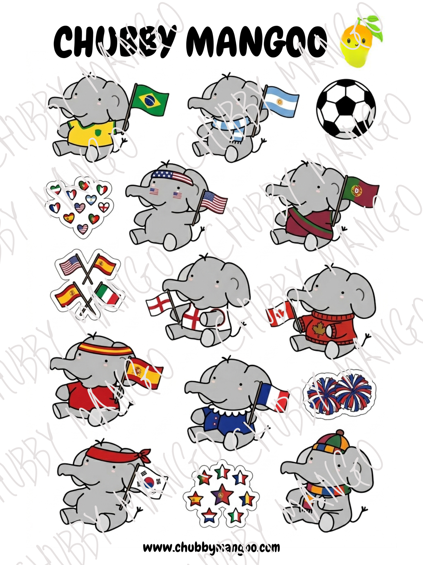 World Cup Fan Stickers