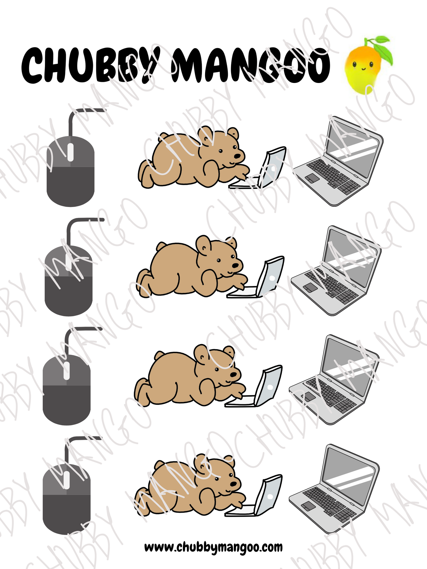 Online Bear Stickers