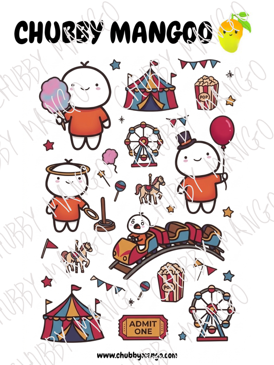 Mochi Max Carnival Stickers