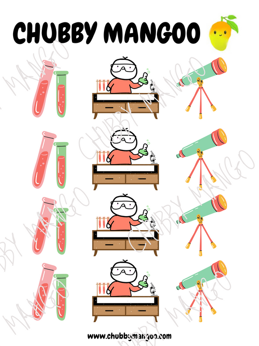 Mochi Max Science Stickers